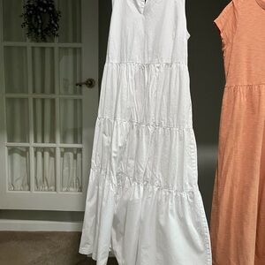 Banana Republic White Midi Dress